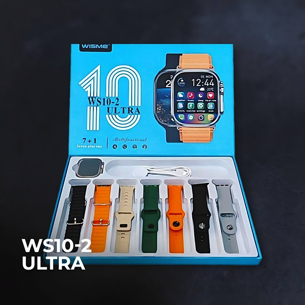 Pulsetech Watch SmartWatch WS10-2 ULTRA | kit 7 pulseiras - PulseTech
