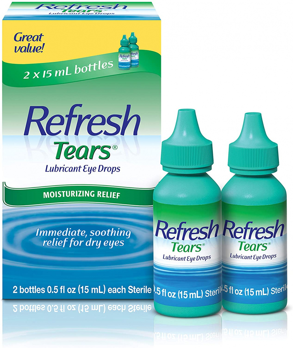 Gotas Lubrificantes para os Olhos Refresh Tears Tudo Natural