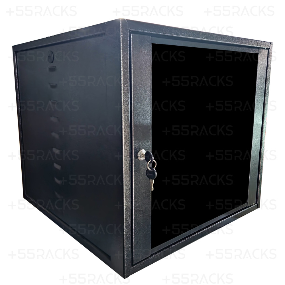 Mini Rack de Parede 10U x 370mm - Rack Brasil | Racks para Servidores ...