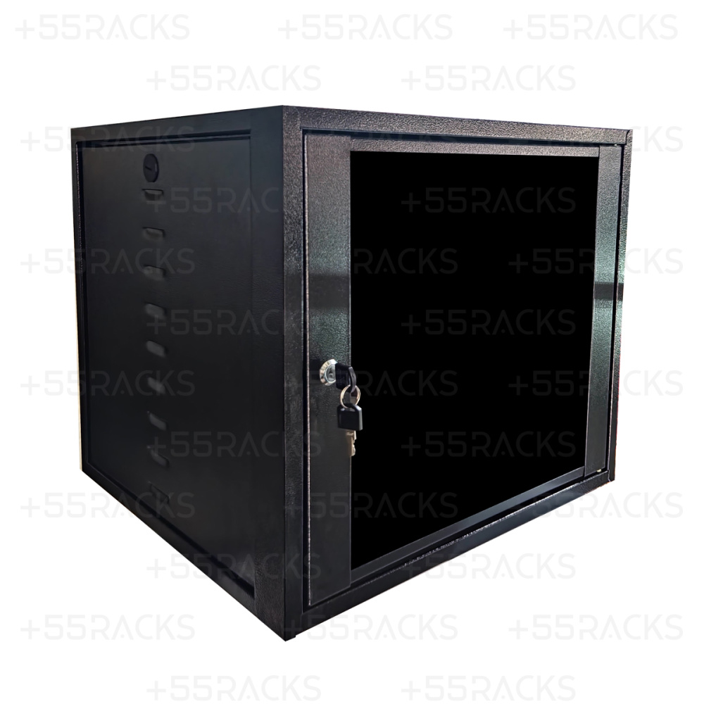 Mini Rack de Parede 9U x 570mm - Rack Brasil | Racks para Servidores ...
