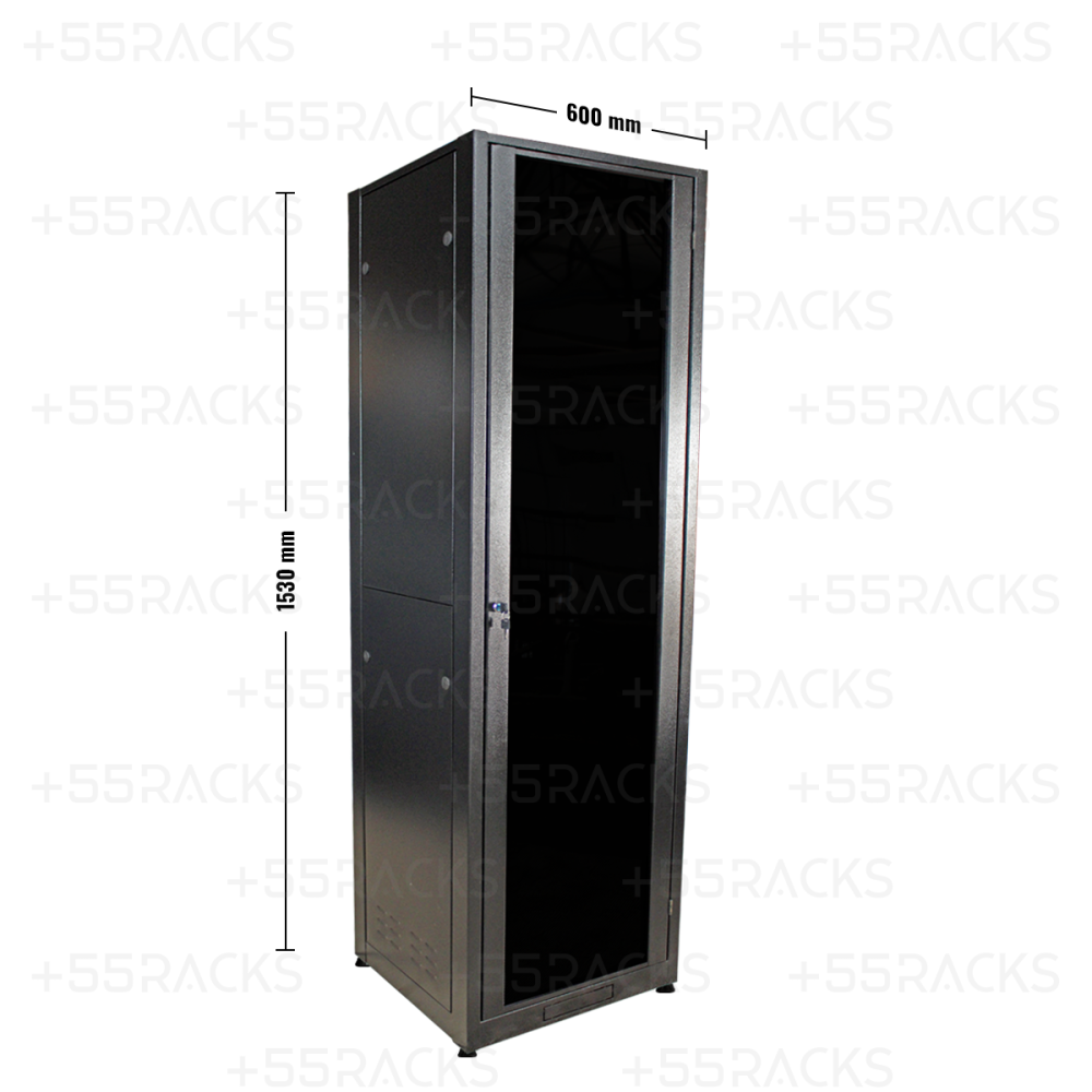 Rack Servidor Fechado 32U x 970mm - Rack Brasil