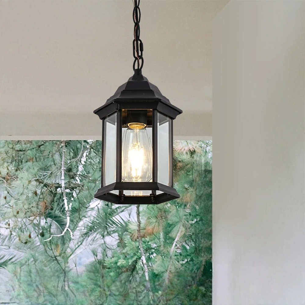 Lustre Pendente de Teto Para Área Externa IP33 - Casa das Arandelas