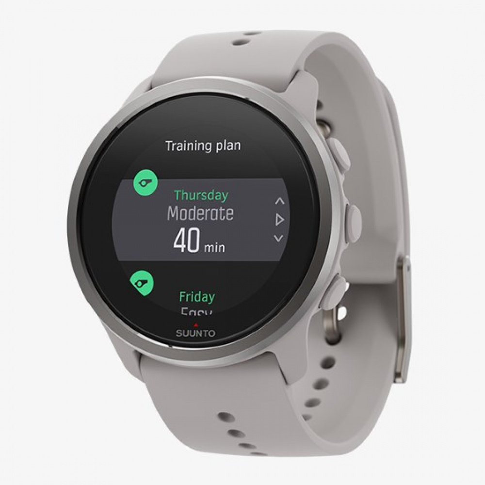Montre GPS Suunto 5 Peak – Légère 39 G, 80+ Modes Sport, Autonomie 100 H, Cardio Au Poignet, Ridge Sand Multicolor