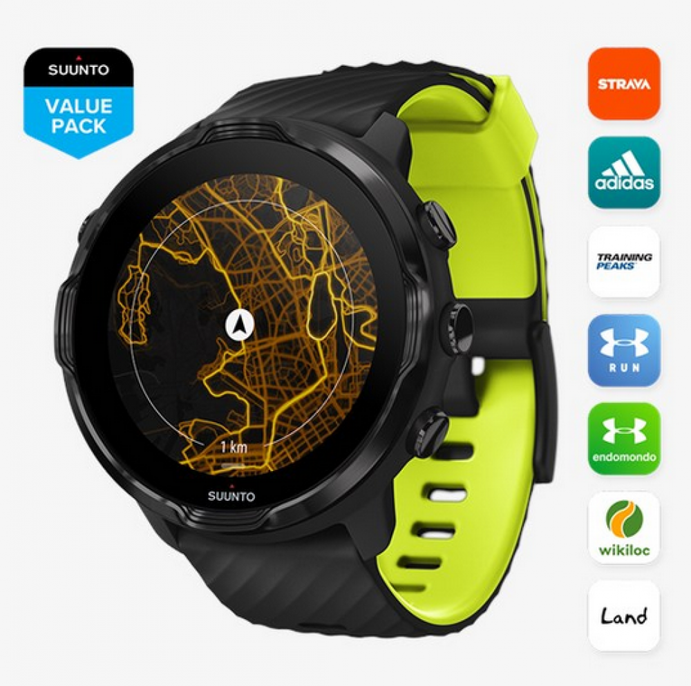 Suunto 7 Black Lime - Relógio Suunto - Loja Suunto Brasil