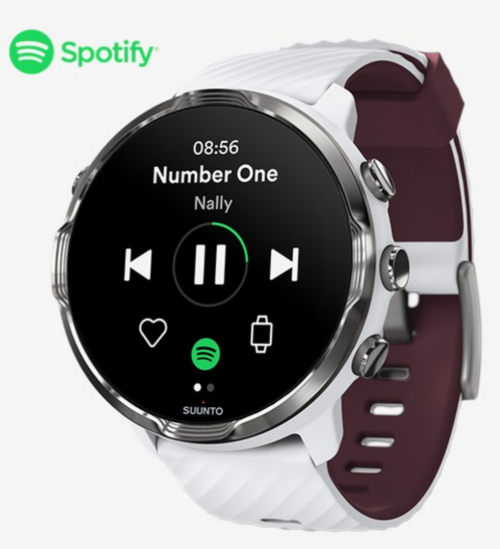 【美品！新品未使用！】SUUNTO7 WHITE BURGUNDY Suunto 7 White Burgundy - Smartwatch with versatile sports