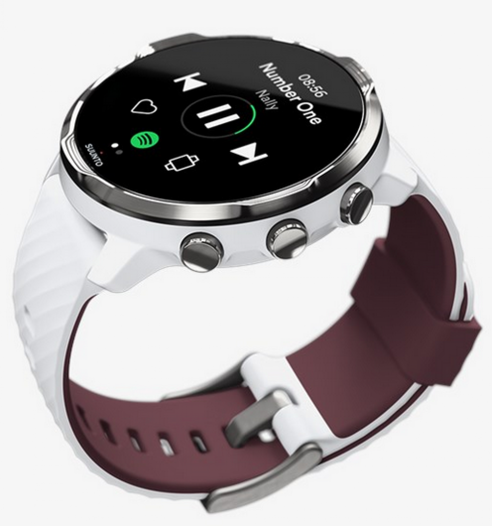 【美品！新品未使用！】SUUNTO7 WHITE BURGUNDY Suunto 7 White Burgundy - Smartwatch with versatile sports