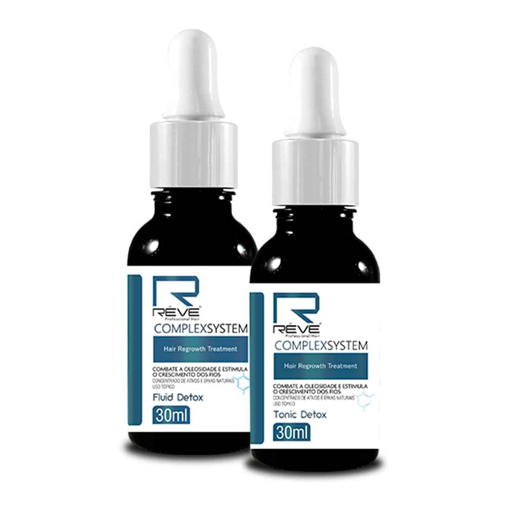 Kit Complex System Fluid Detox 30ml + Tonic Detox 30ml - Rêve