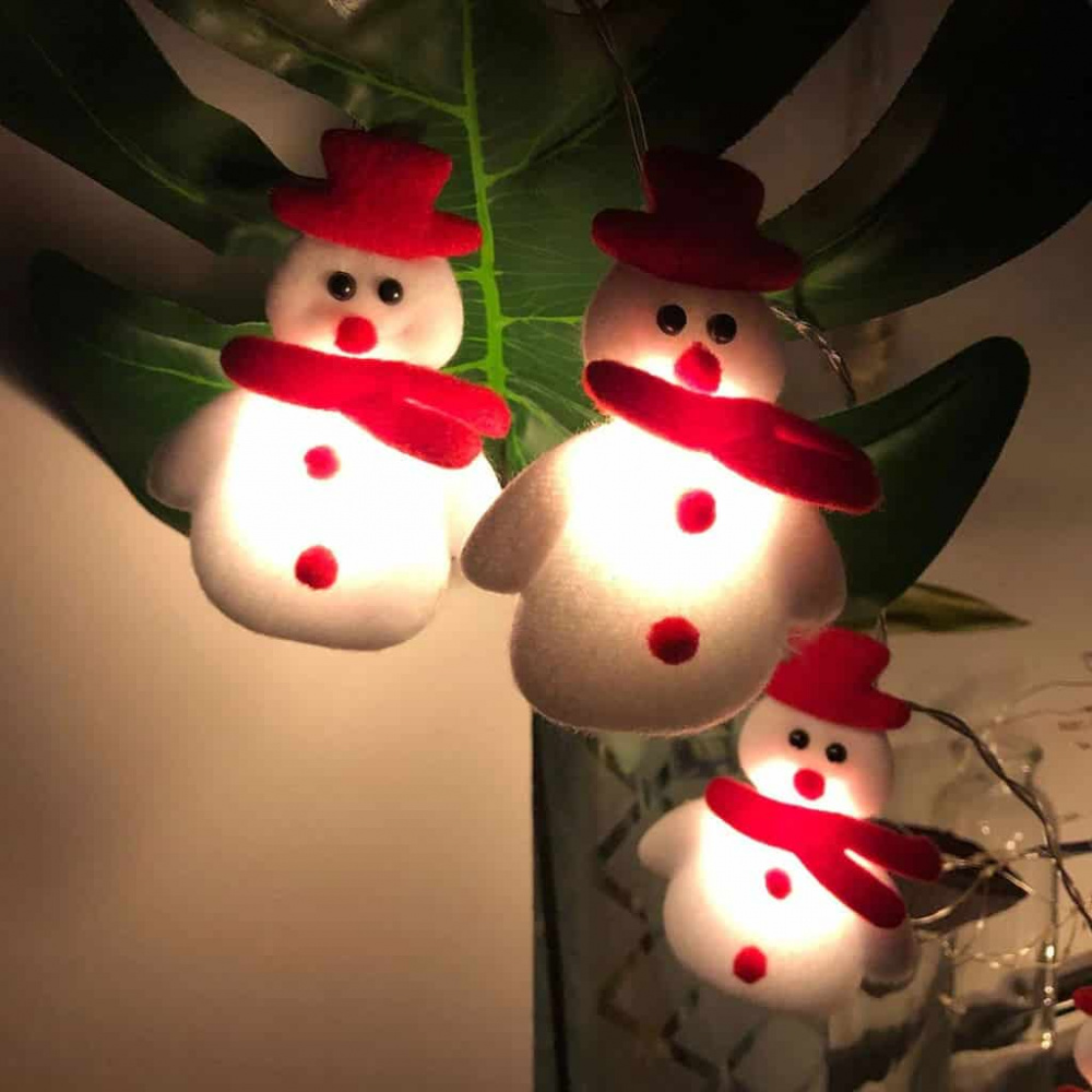 Cordas de boneco de neve de LED para árvore de natal - Joype Shop