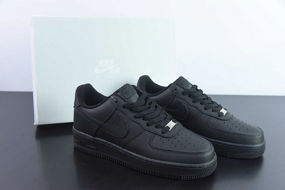 Nike best sale black airforces