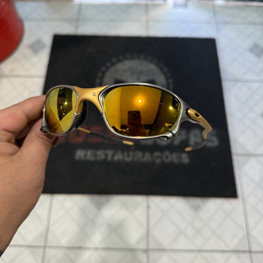 Juliet Titanium Oakley Juliet 24k Gold Price DOUBLE X 24K PADRÃO