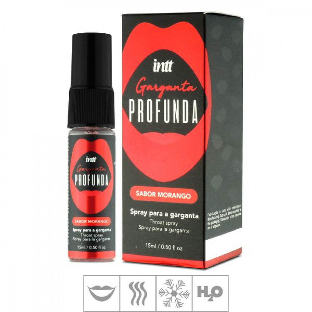 Gel Para Sexo Oral Garganta Profunda Ml ST Morango Sabor E Mel