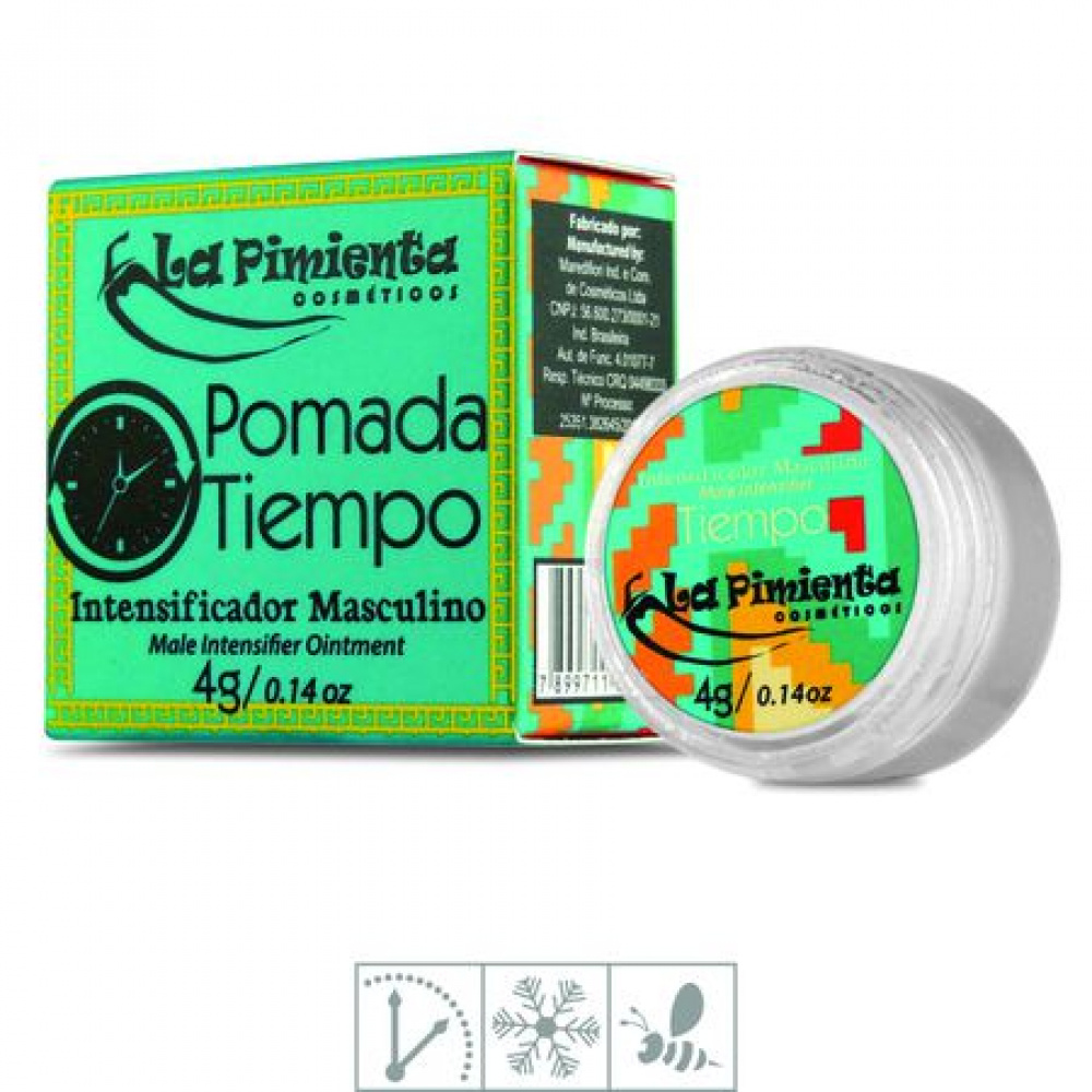 Retardante Pomada Tiempo 4g (L01714667) Padrão Sabor e Mel