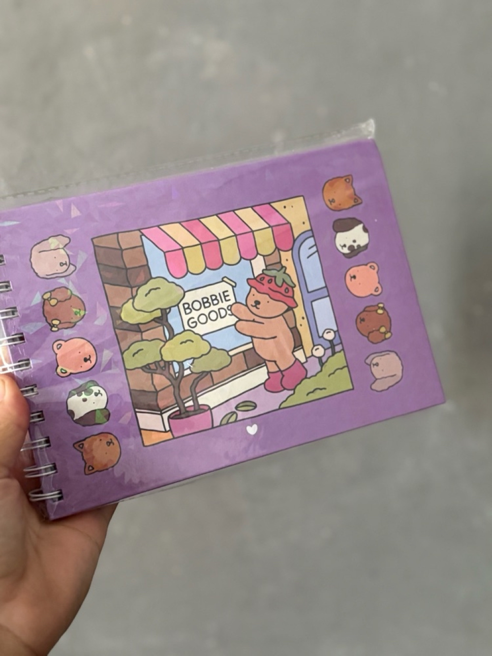 Caderno de Desenhos Bobbie Good Lilas - Loja Saminha