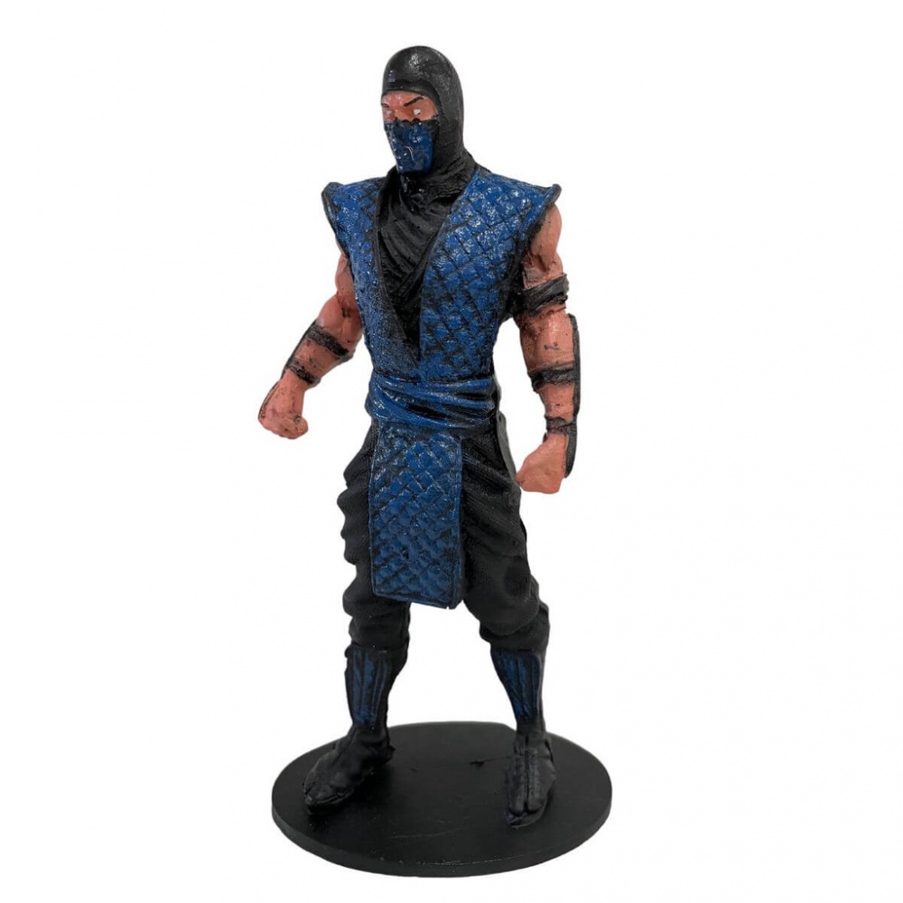 Boneco Estatueta SubZero Mortal Kombat Resina 19cm Sbn Info