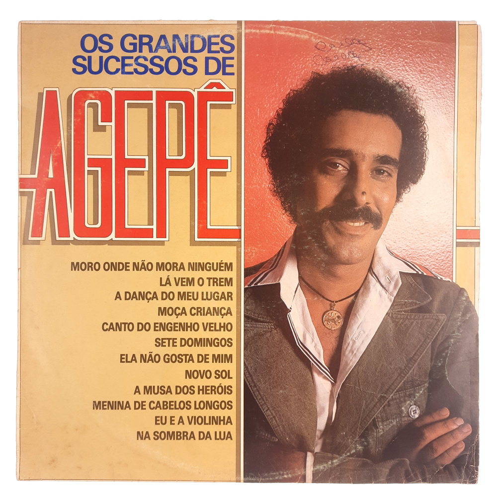 LP Os Grandes Sucessos De Agepê - Agepê 1984 - Sebito
