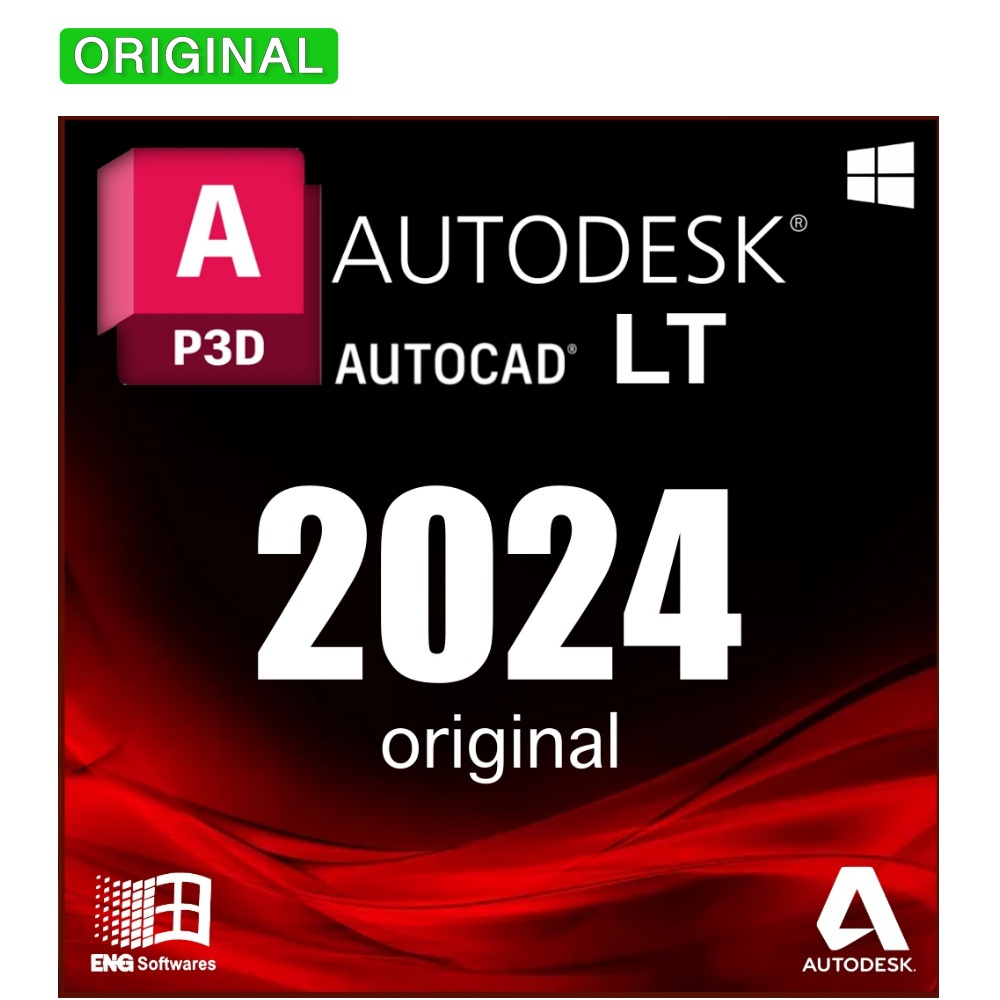 Autodesk Autocad LT 2024 para Windows original EngStore