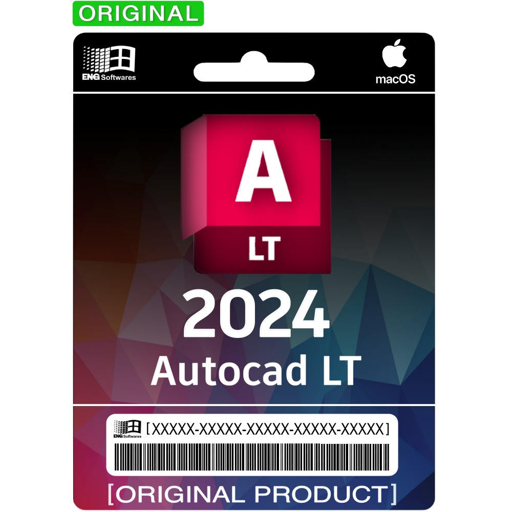 Autocad LT 2024 para Mac original EngSoftwares