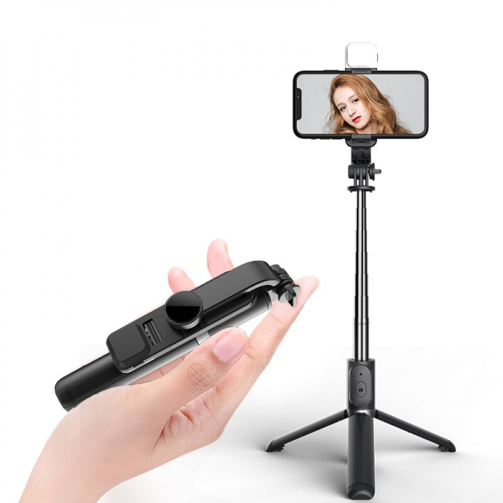 Tripé para celular com luz led - Ideal para selfies