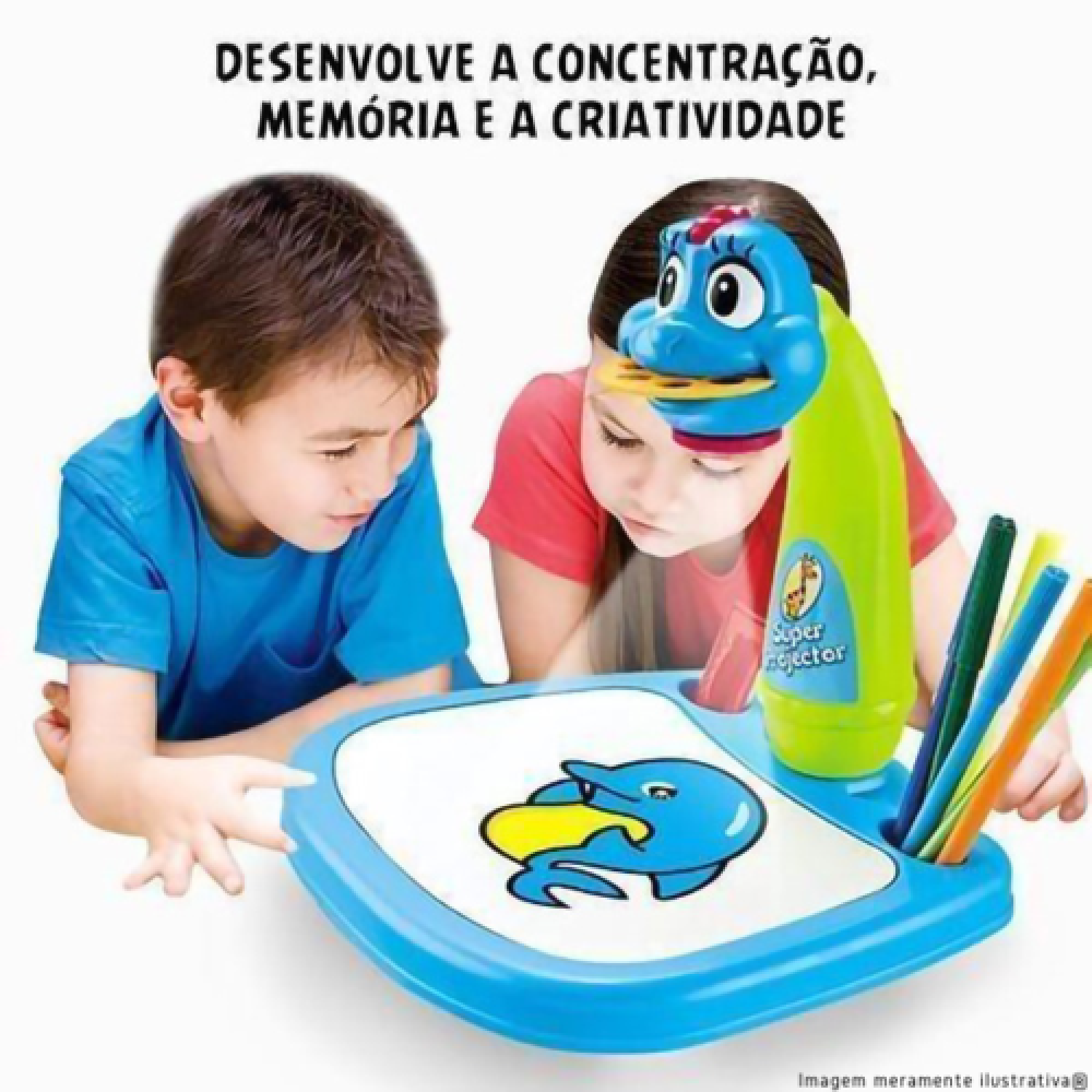 Prancheta Projeção Graffiti Com 24 Padrões,mesa Jogo Multifuncional Desenho  E Pintura Infantil,escrivaninha Divertida De Aprendizagem Precoce Para  Crianças,meninos,meninas,de 3 Anos Ou Mais,Blue