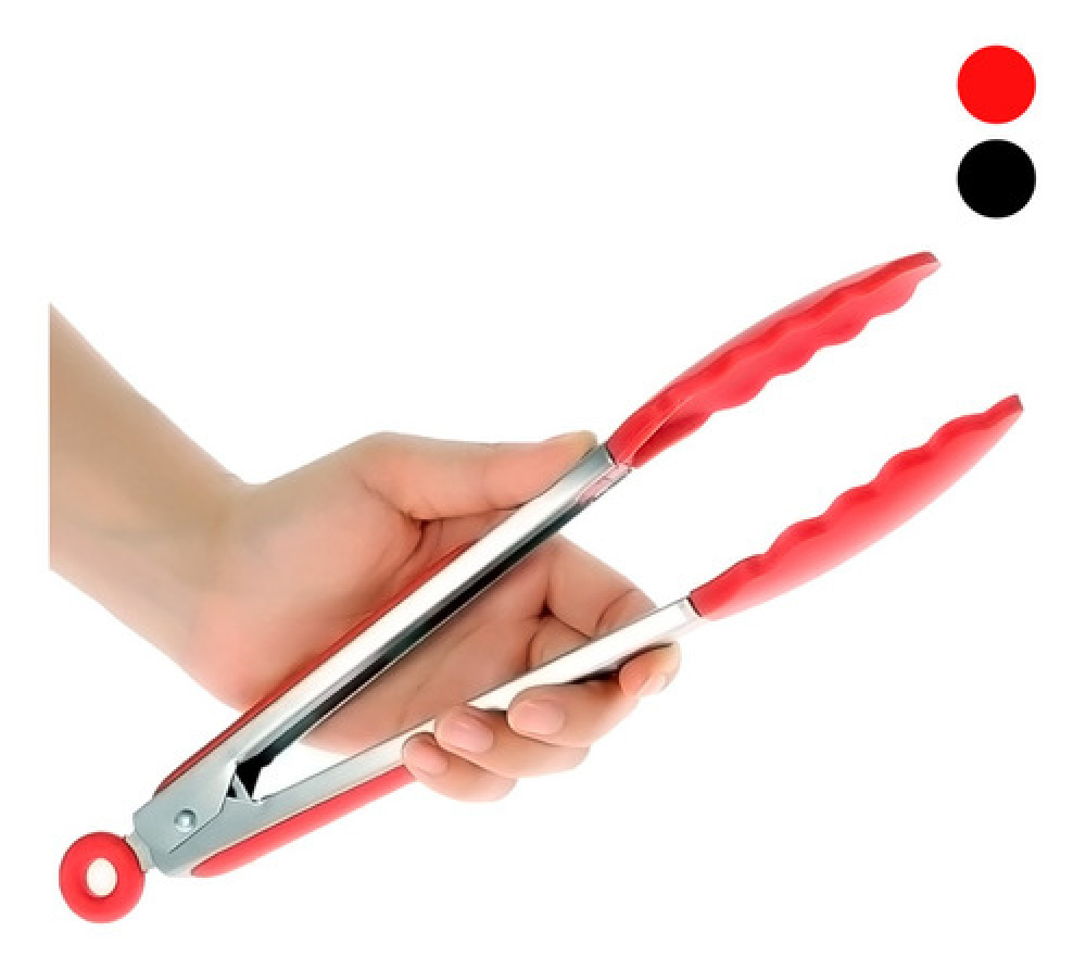 Pegador de Silicone Térmico - Silicone Grip - Neoflam - Cor Vermelho