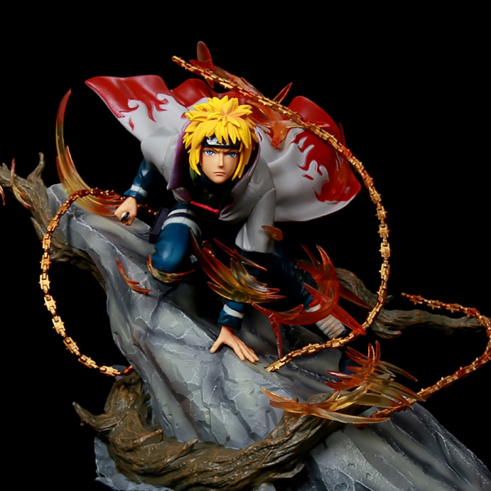 Minato Namikaze Yondaime Hokage Collection japonês de PVC Naruto