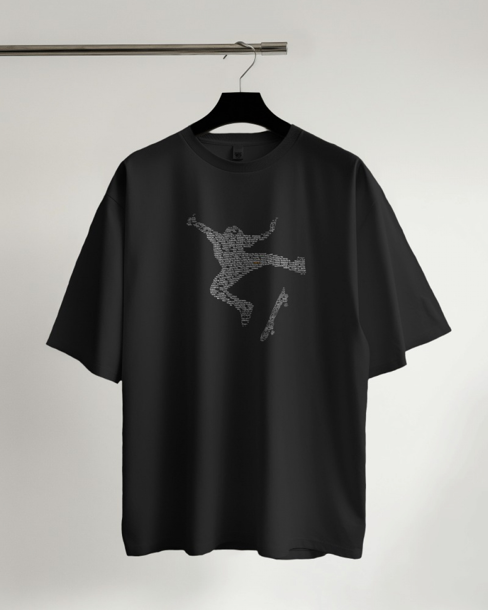 Camisa Oversized "All Tricks" - Preta