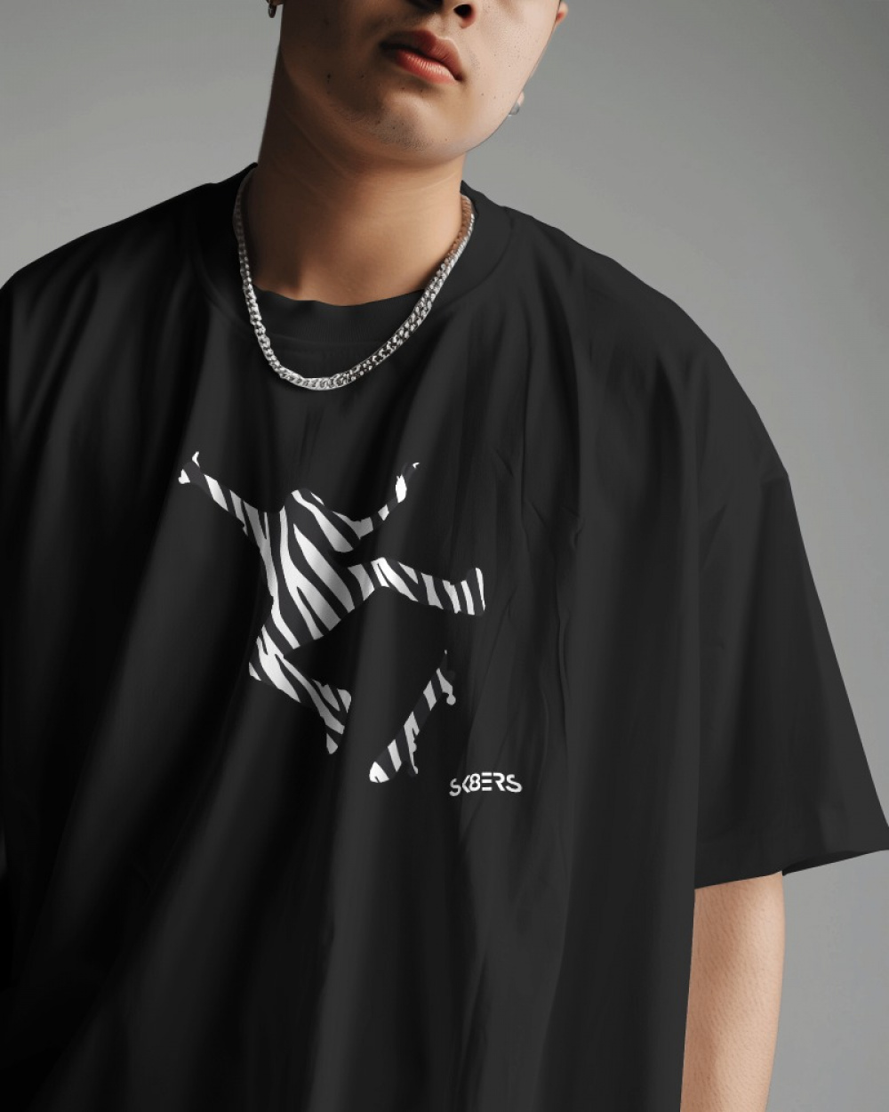 Camisa Oversized Zebra - Coleção Concrete Jungle - SK8ERS