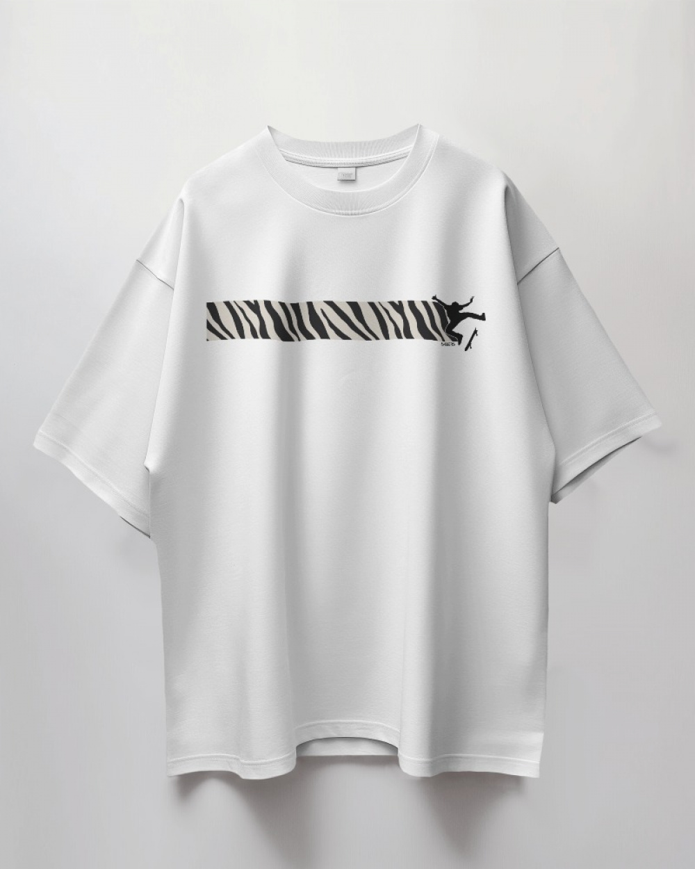 Camisa Oversized Zebra II - Coleção Concrete Jungle - SK8ERS