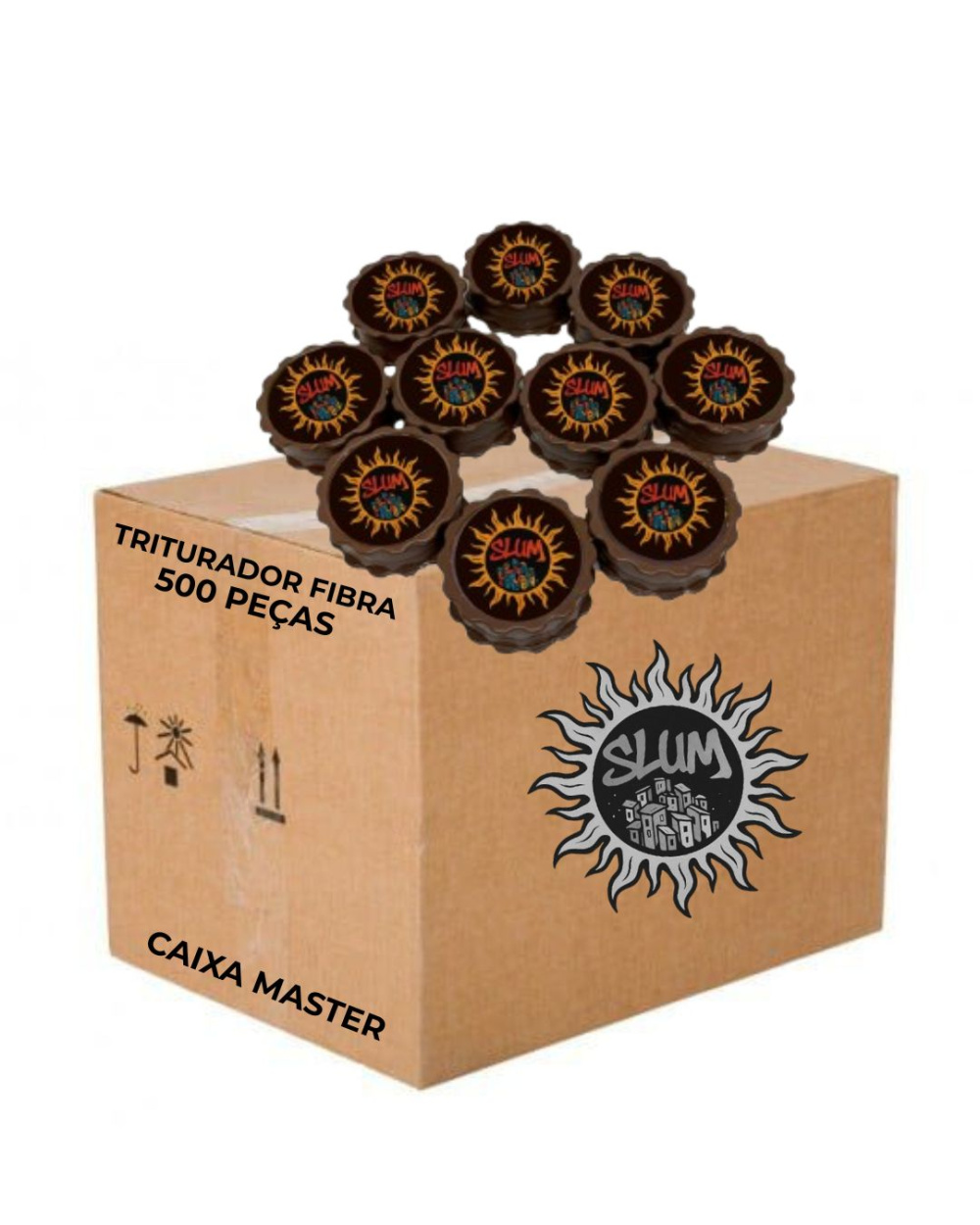 Caixa Master Piteira de Fibra de Coco 500 Unidades | Atacado | Produto Sustentável