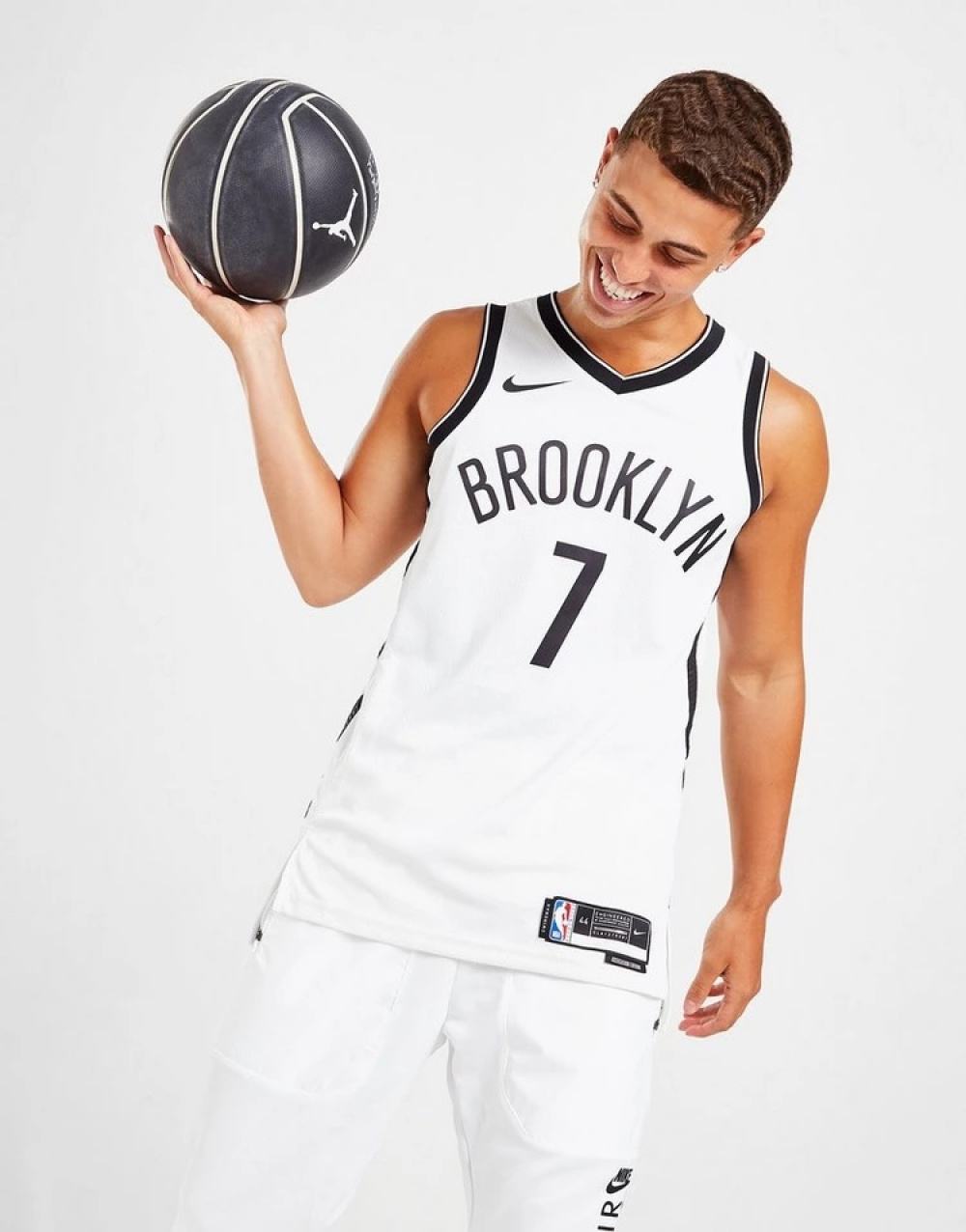 REGATA BROOKLYN NETS BLACK 20/21 SWINGMAN JERSEY - CITY EDITION