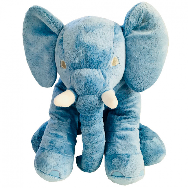 Almofada Elefante Pelúcia Azul