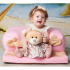 Assento Cadeirinha para Bebê Ursa Rosa