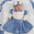 Saída de Maternidade Menina Carinhosa Alice Poá Azul