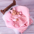 Saída de Maternidade Menina Elegance Karen Floral Rosa com Porta Bebê