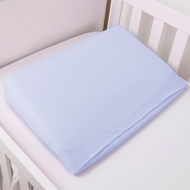 Travesseiro Rampa Anti Refluxo para Bebê Azul G