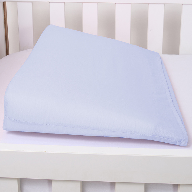 Travesseiro Rampa Anti Refluxo para Bebê Azul G