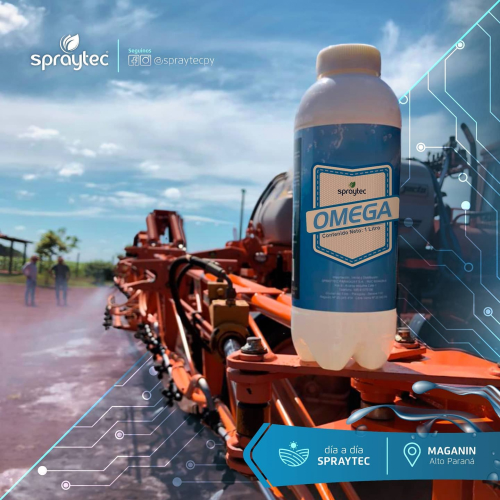 Omega 1 L - Adjuvante Limpa Tanque Premium - Spraytech