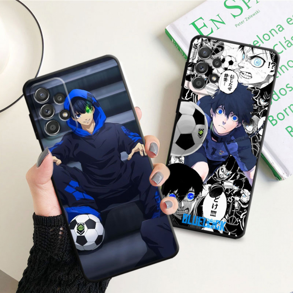 Caixa de telefone Anime Blue Lock Coque para Samsung Galaxy A52 A53 A54 A12  A13 A14 A22 A23 A24 A32 A33 A34 A02S A03S A04S A72 A73 - AliExpress