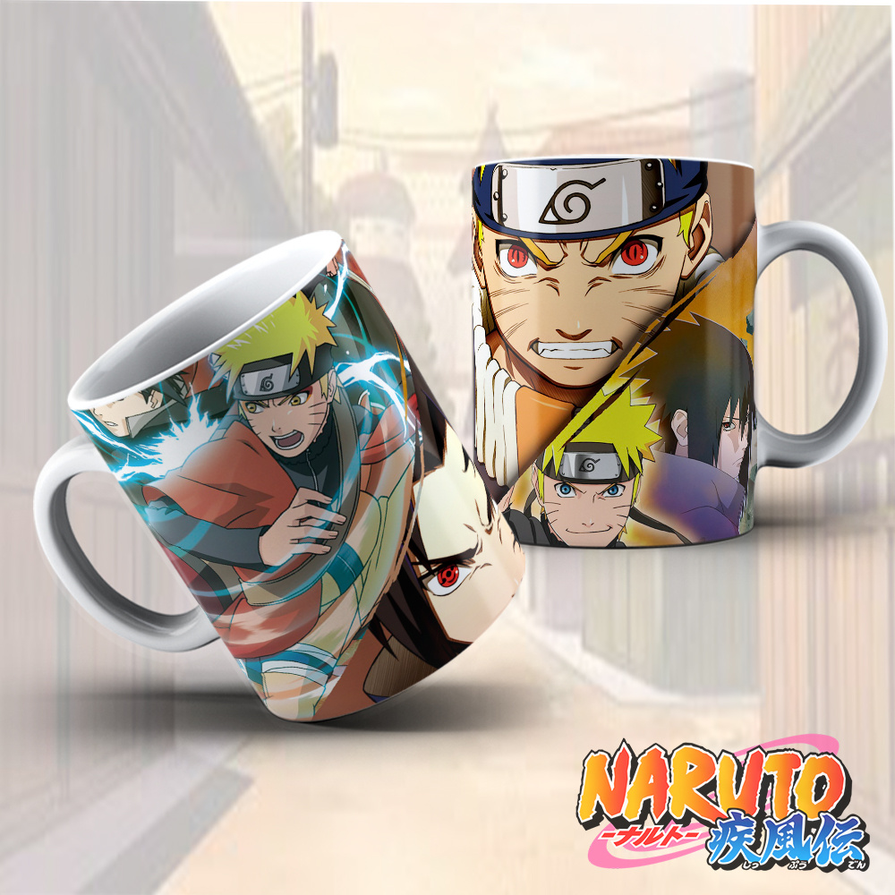 Caneca Kakashi Hatake Naruto shippuden Praticidade 24h