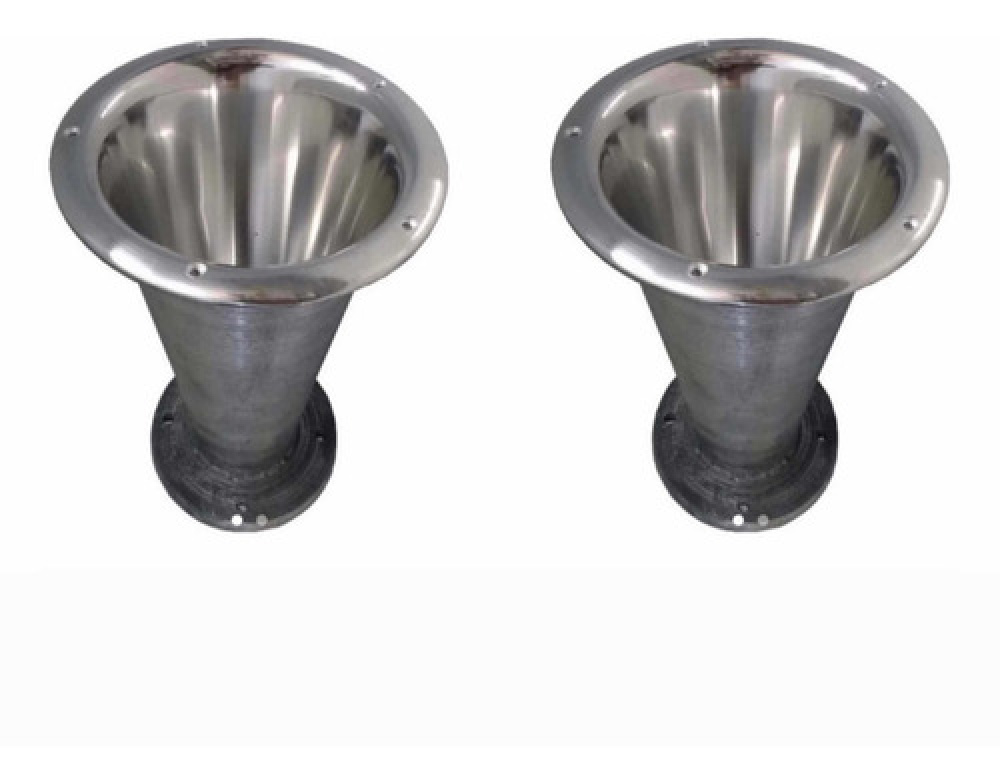 2 Bocas Corneta Caneco Para Driver D405 305 Eros 4160 E Qvs