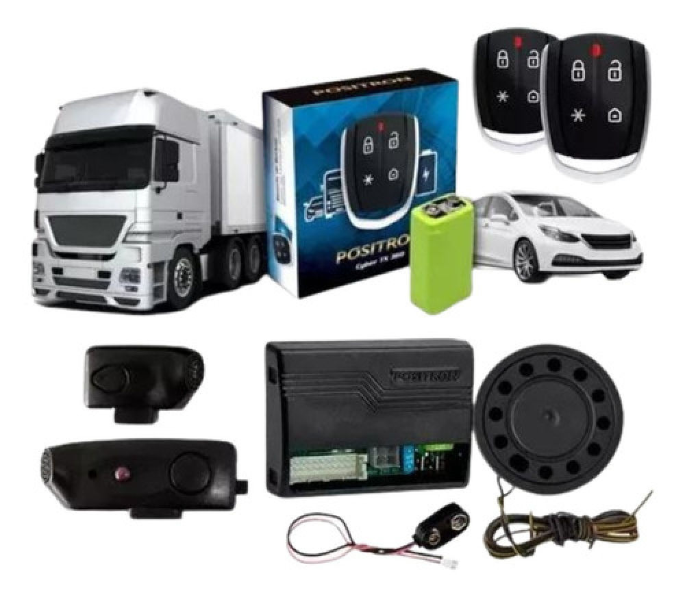 Alarme Carro Pósitron Cyber Tx360 Bivolt 12/24 Volts