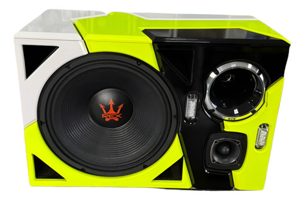 Caixa Som Automotivo Trio Pintada 15p Rex 400w Super Tweeter