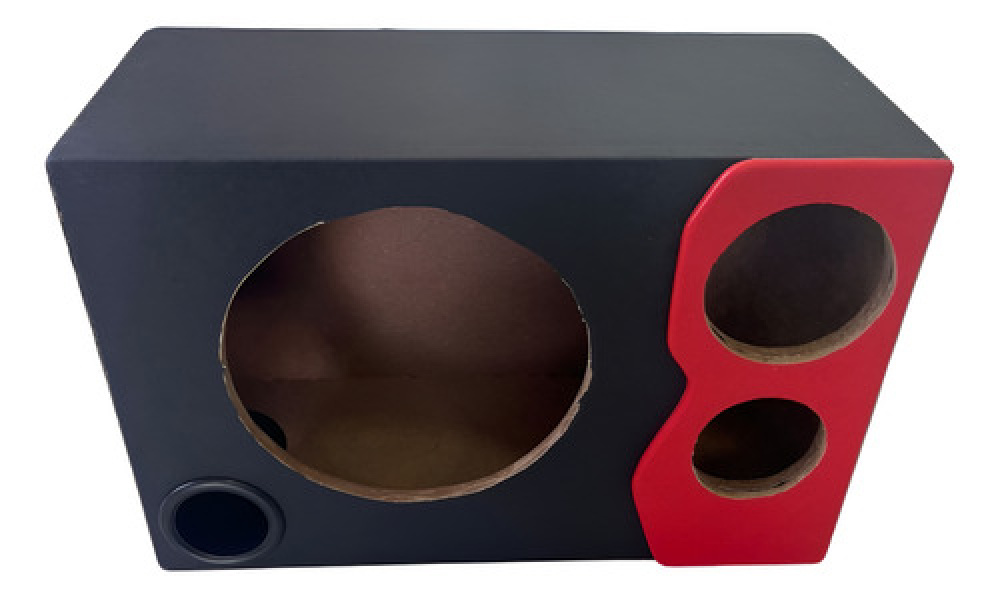 Caixa Trio Alto Falante 12 P Corneta Tweeter Mdf 15mm Vazia