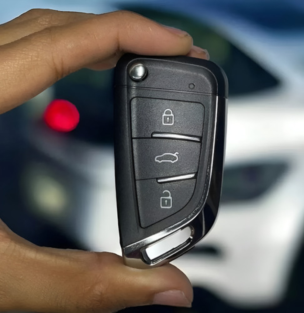 Chave Canivete Universal Fks, Sistec - 3 Botões Connect Key