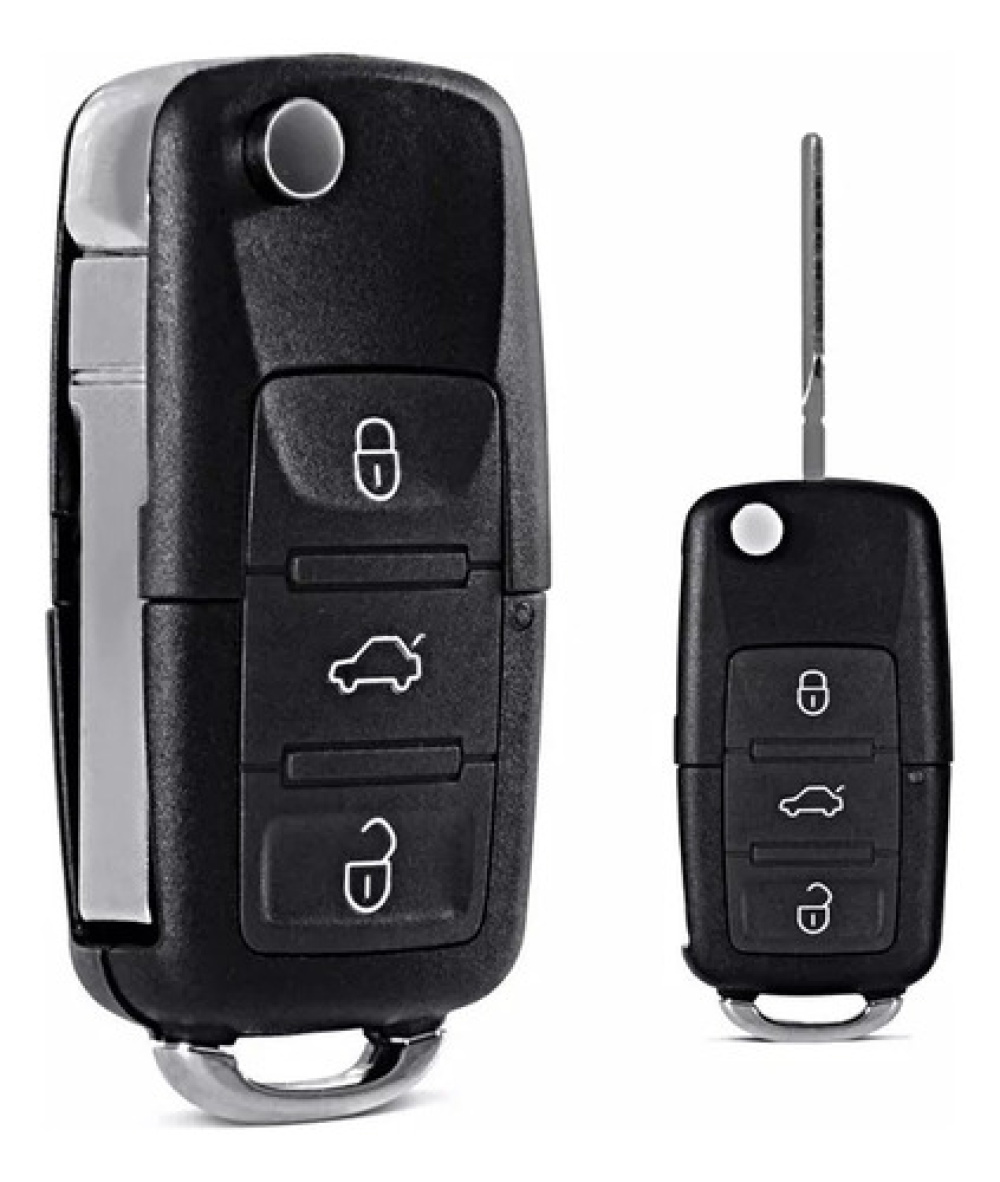 Chave Canivete Vw P Alarmes Fks Eclipse Sistec Defender Tech