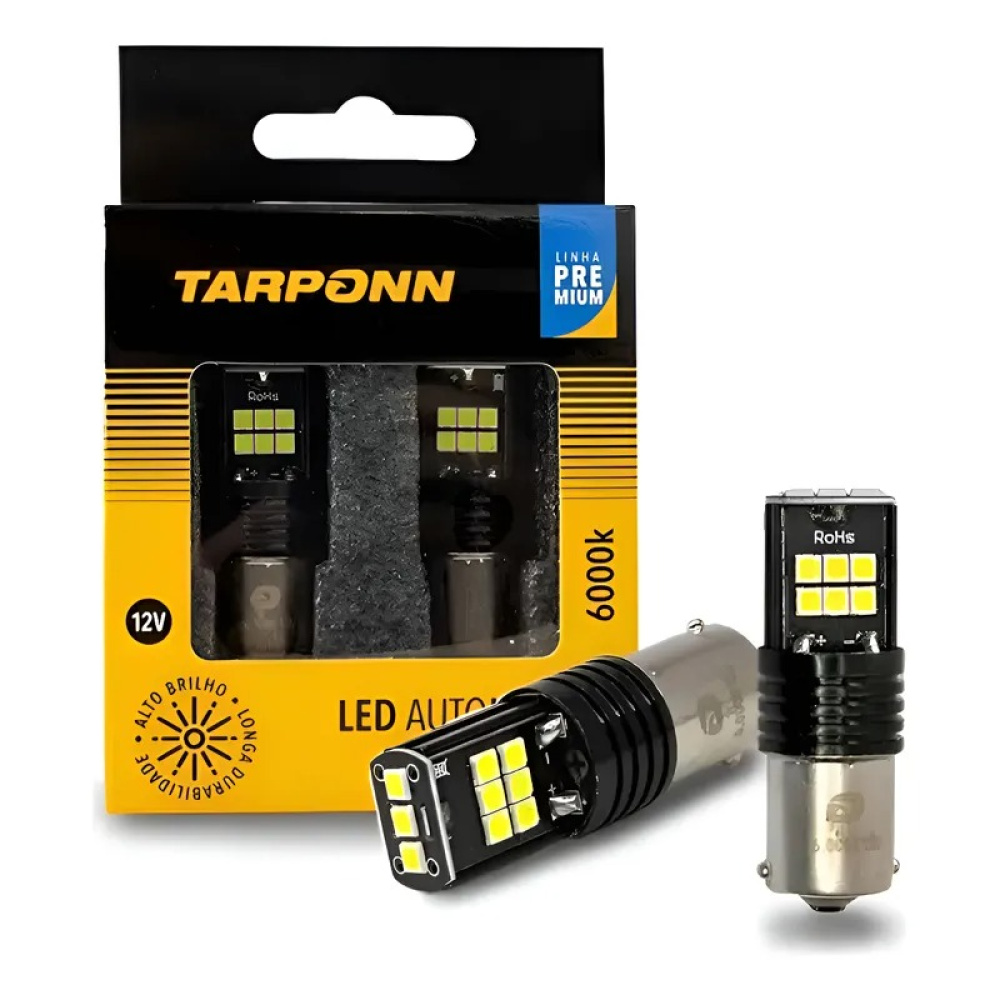Lâmpada Led 2 Polos 1157 Ba15d Canbus Premium 12v Tarponn