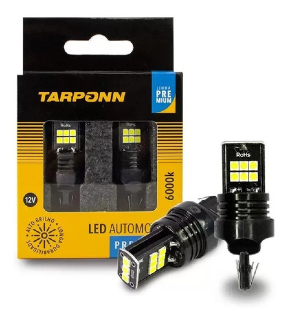 Lâmpada Led T20 Canbus Premium 2 Polos 12v 6000k Tarponn