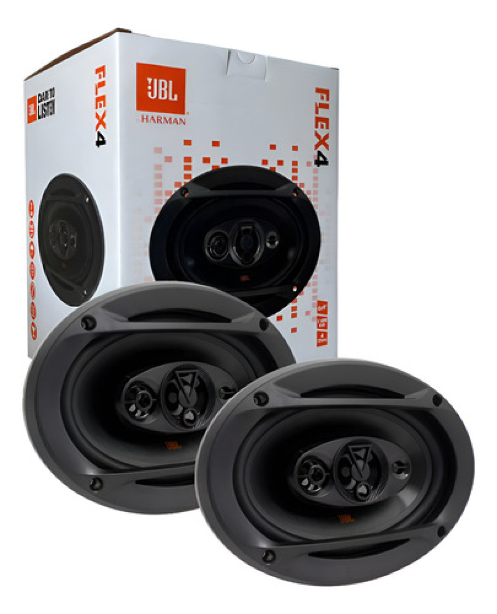 Par Alto Falante Jbl 6x9p Quadraxial Flex4 69qdfx110 220rms