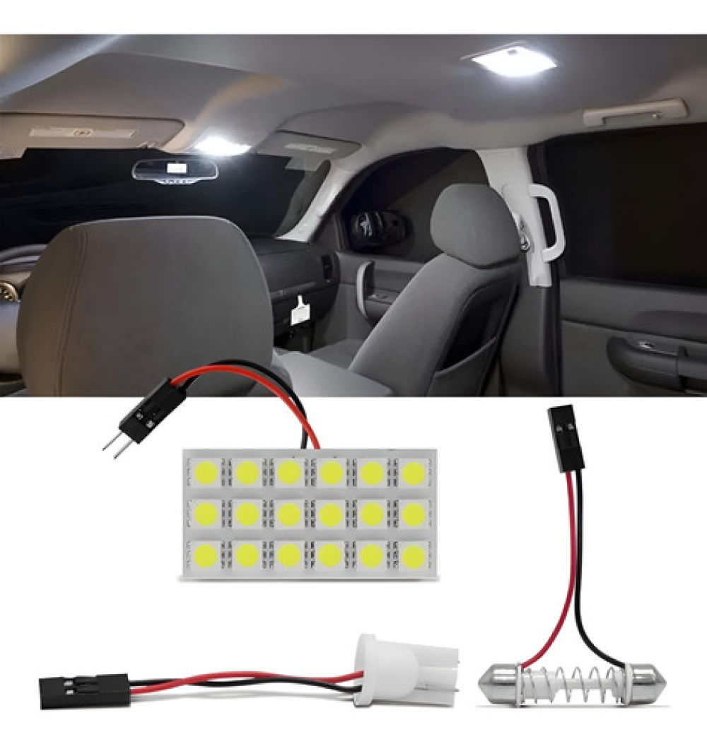 Placa Led 48 Leds Pingo T10 Torpedo 5w 12v Luz Interna