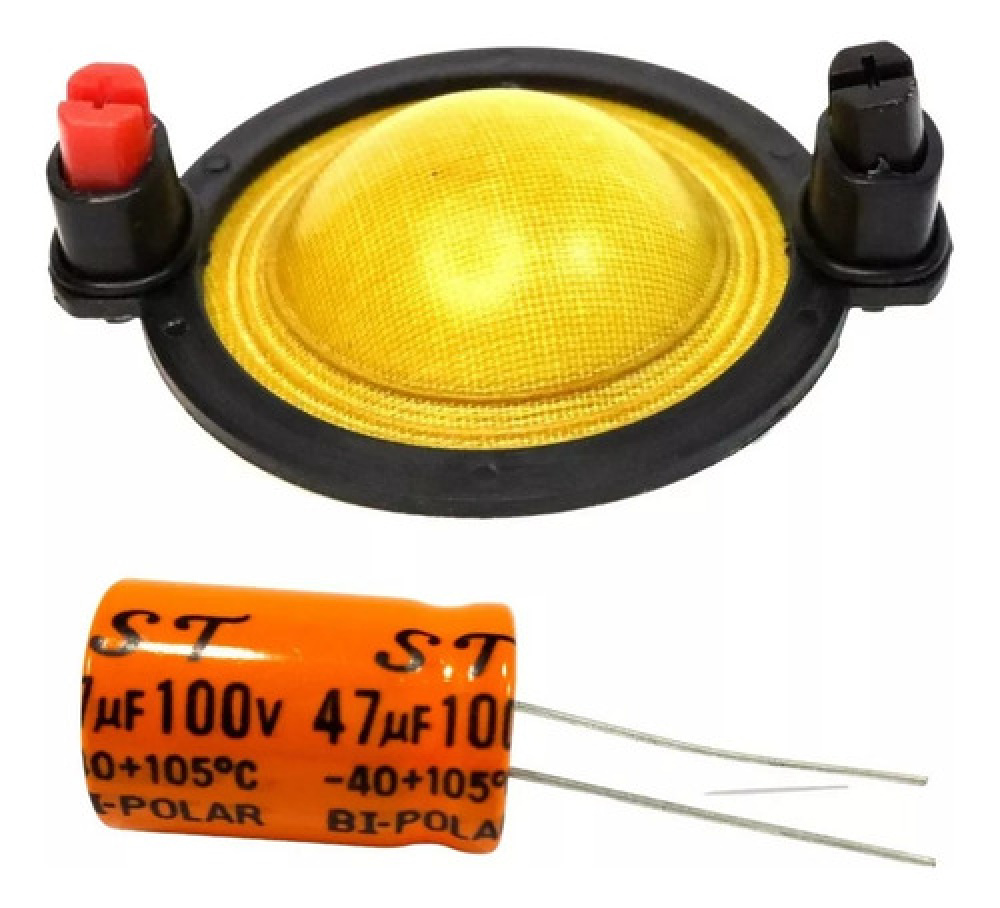 Reparo Driver D250x Corneta 8ohms E Capacitor Bipolar 47x100